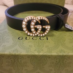 Gucci Pearl Belt